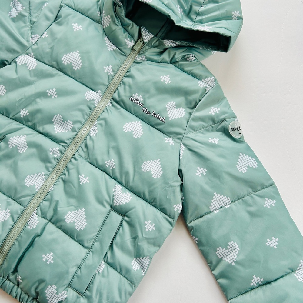 Miles the Label Kids Heart PufferJacket -